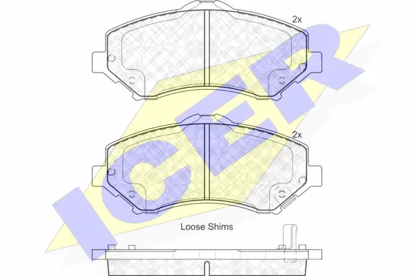 Brake Pad Set, disc brake (181908)