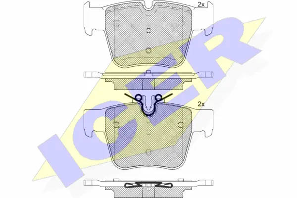 Brake Pad Set, disc brake (182271)