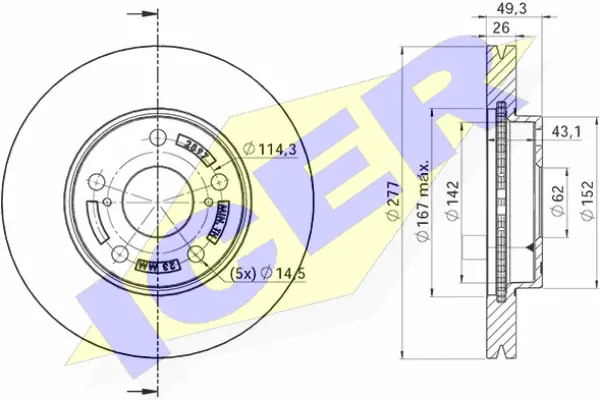 Brake Disc (78BD2897-2)