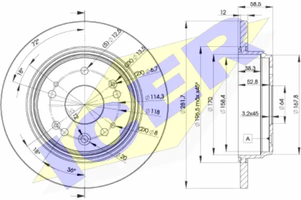 Brake Disc (78BD1706-2)