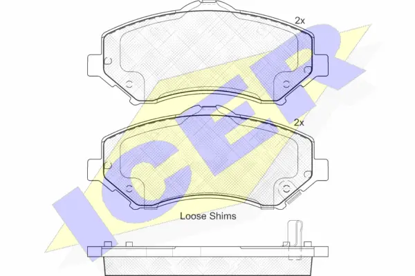 Brake Pad Set, disc brake (181908-201)