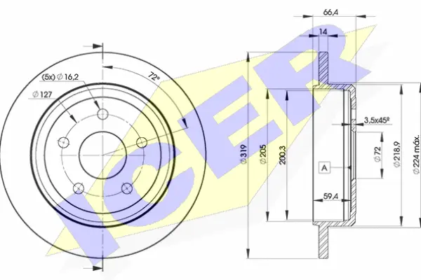 Brake Disc (78BD9275-2)