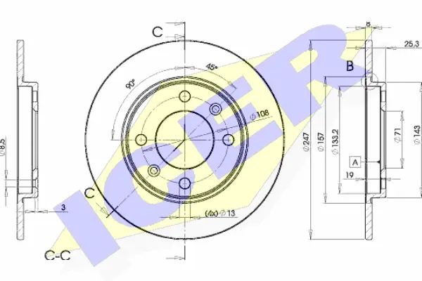 Brake Disc (78BD4247-2)