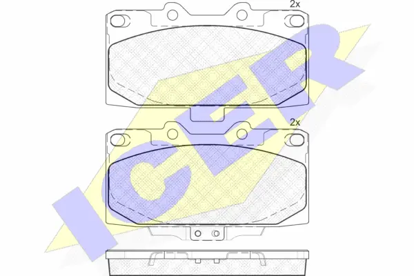 Brake Pad Set, disc brake (181733)
