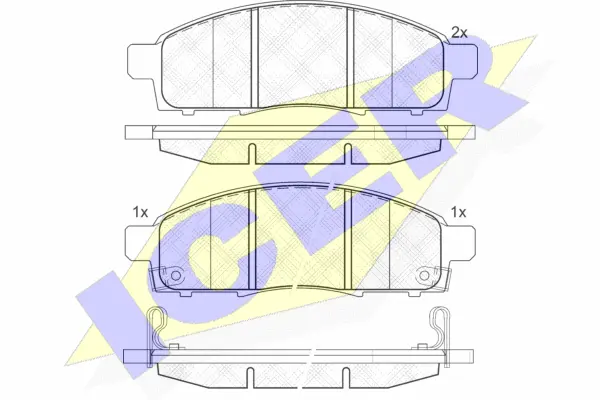 Brake Pad Set, disc brake (141966)