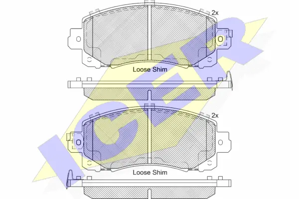 Brake Pad Set, disc brake (182313)