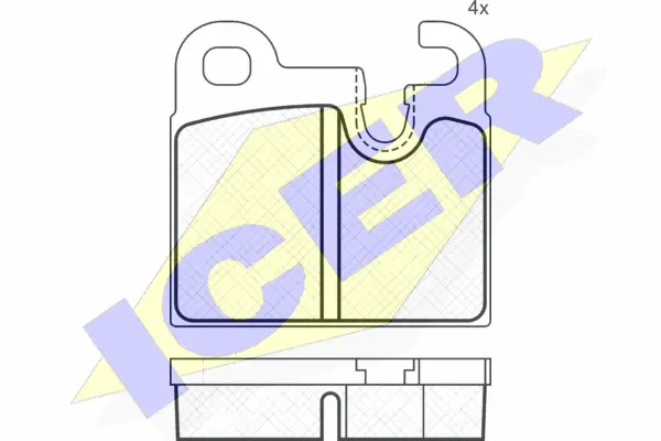 Brake Pad Set, disc brake (180302)