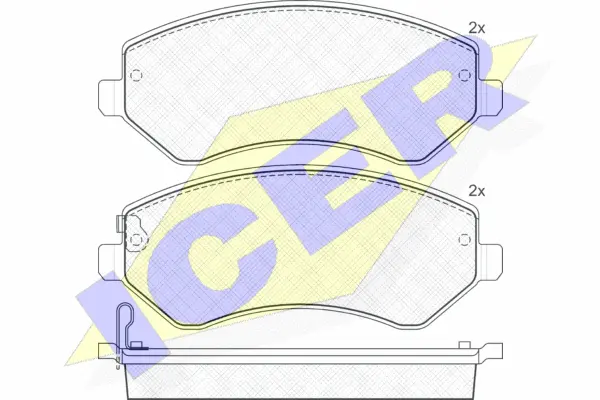 Brake Pad Set, disc brake (181512)