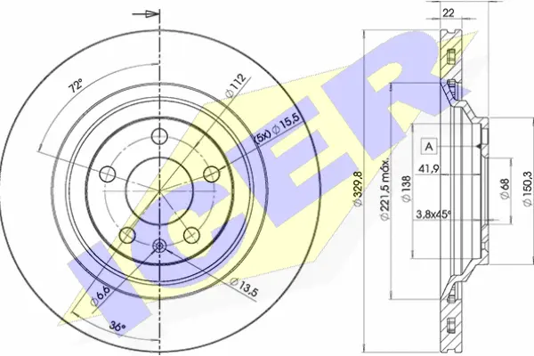 Brake Disc (78BD5314-2)