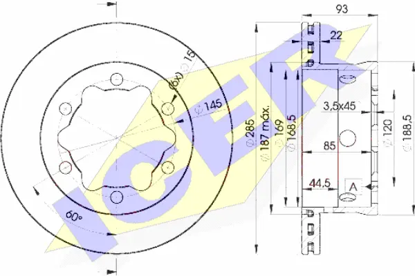 Brake Disc (78BD0185-1)