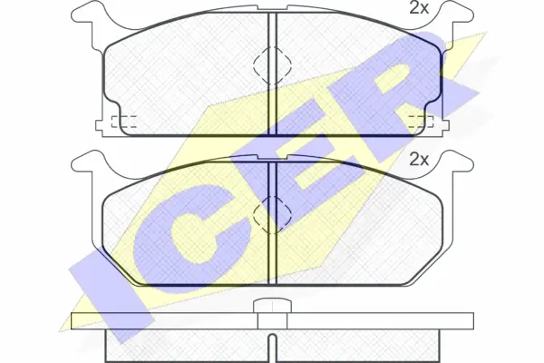 Brake Pad Set, disc brake (180586)