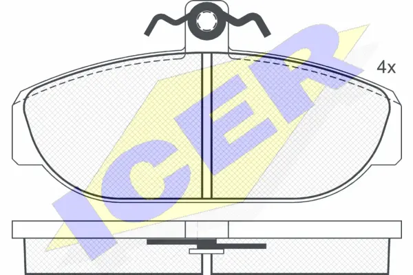 Brake Pad Set, disc brake (181014)