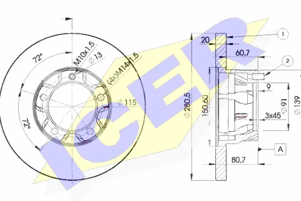 Brake Disc (78BD3017-1)