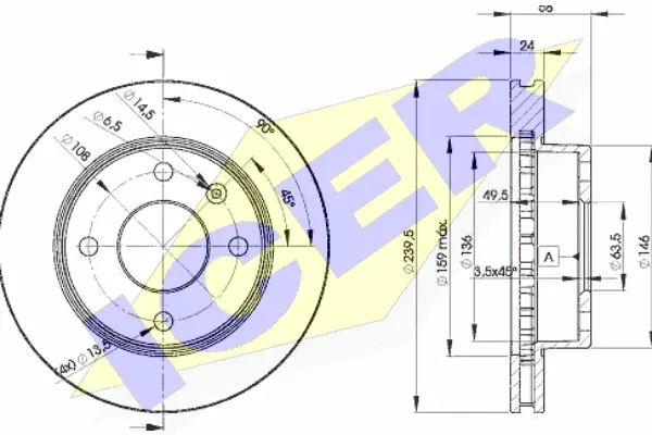Brake Disc (78BD4844-2)
