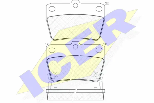 Brake Pad Set, disc brake (181520)