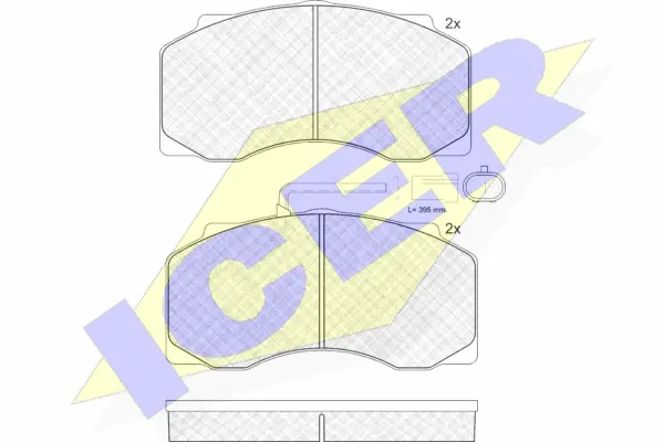 Brake Pad Set, disc brake (151221)