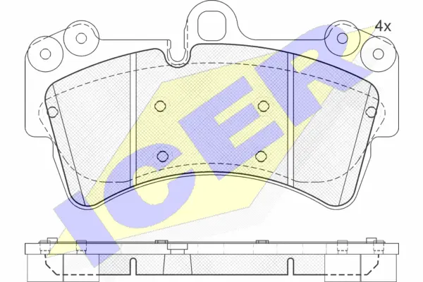 Brake Pad Set, disc brake (181595)