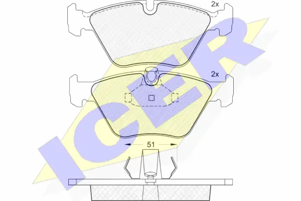 Brake Pad Set, disc brake (181140)