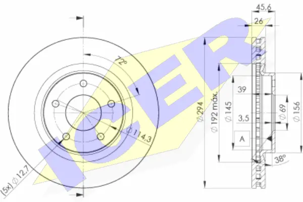 Brake Disc (78BD4644-2)