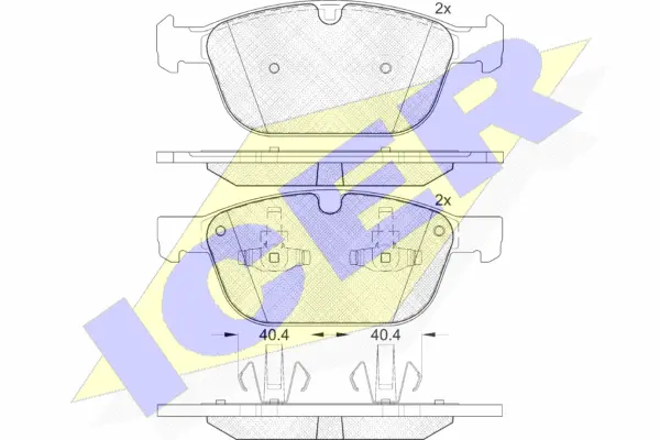 Brake Pad Set, disc brake (181920)
