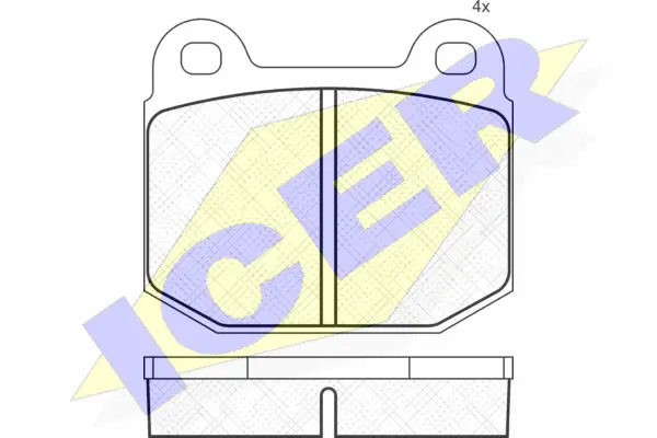 Brake Pad Set, disc brake (181371)