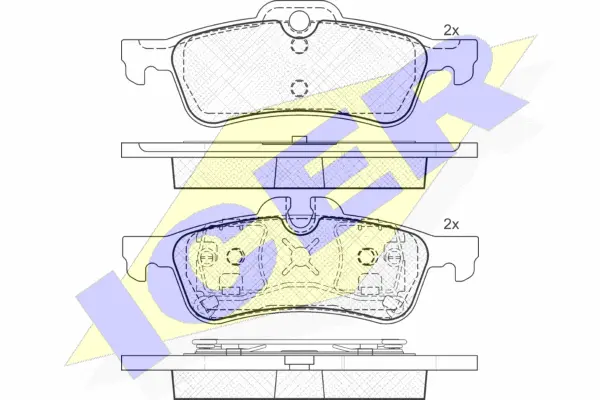 Brake Pad Set, disc brake (181599)
