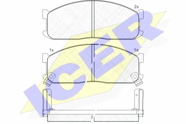 Brake Pad Set, disc brake (140690)
