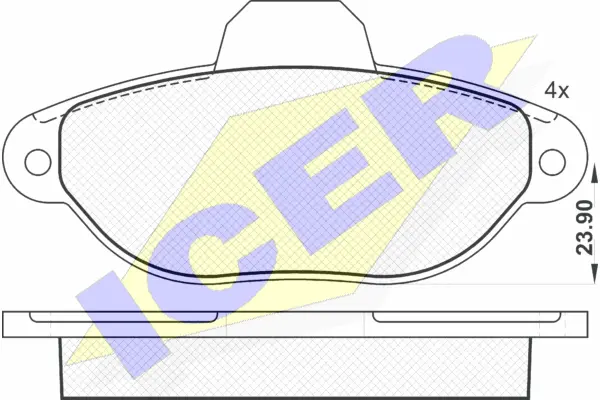 Brake Pad Set, disc brake (181018)