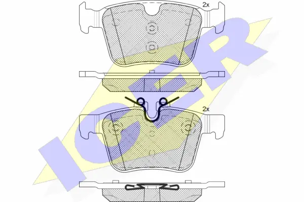 Brake Pad Set, disc brake (182232)