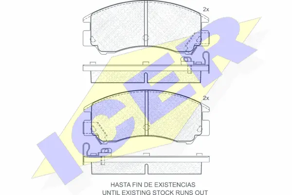 Brake Pad Set, disc brake (180509)