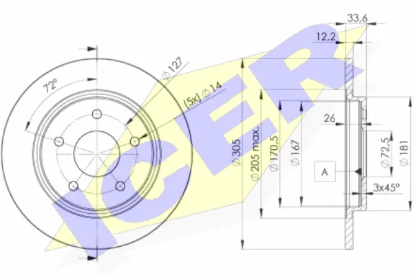 Brake Disc (78BD5173-2)