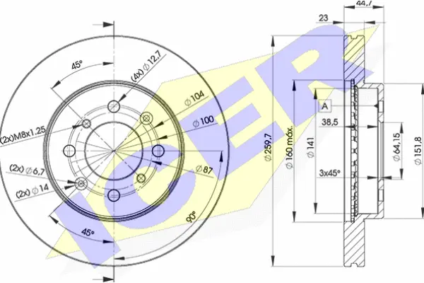 Brake Disc (78BD1704-2)