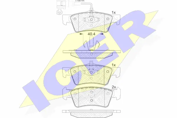 Brake Pad Set, disc brake (141816)