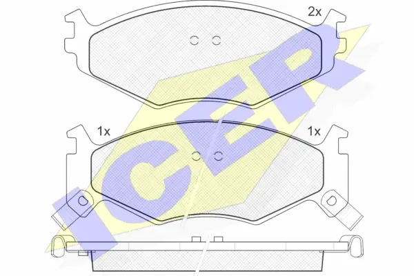 Brake Pad Set, disc brake (141056)