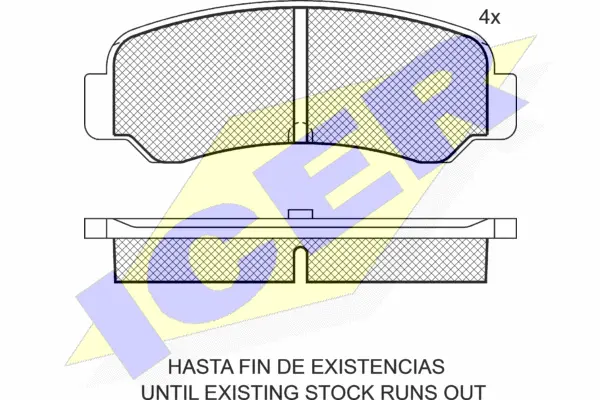 Brake Pad Set, disc brake (180624)