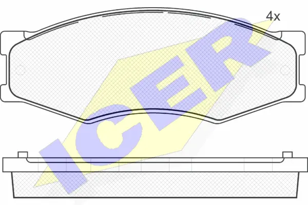 Brake Pad Set, disc brake (140526-087)
