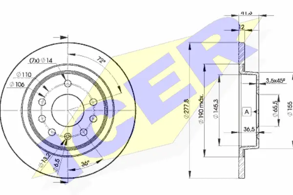 Brake Disc (78BD9115-2)
