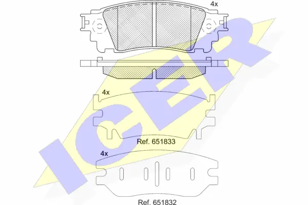 Brake Pad Set, disc brake (182241)