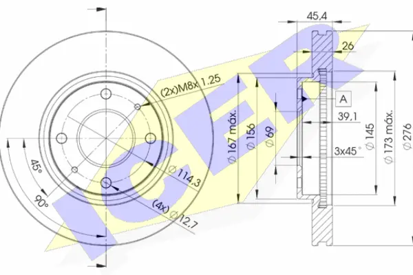 Brake Disc (78BD6070-2)