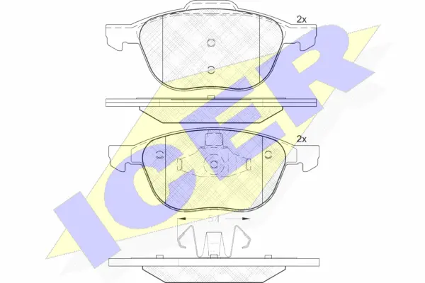 Brake Pad Set, disc brake (181617-202)