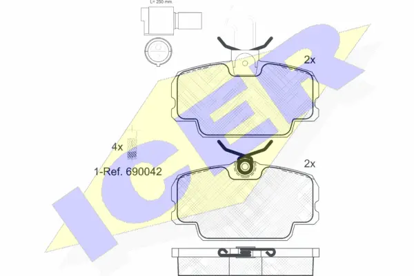 Brake Pad Set, disc brake (180419-006)