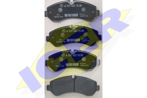 Brake Pad Set, disc brake (142362)