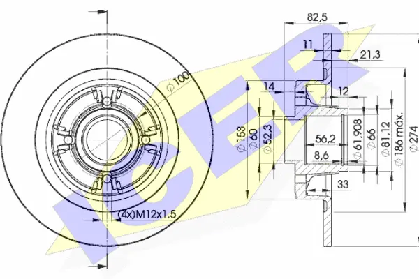 Brake Disc (78BD6328-1)