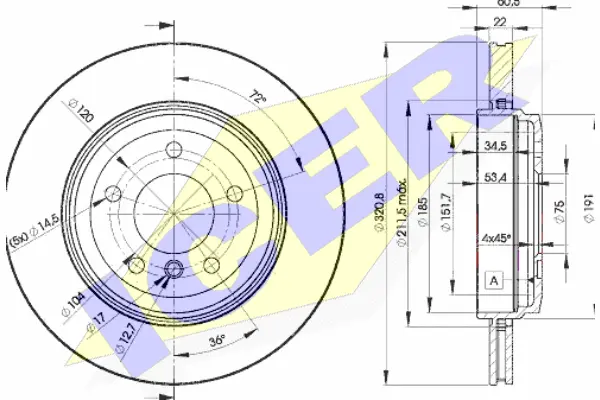 Brake Disc (78BD6073-2)