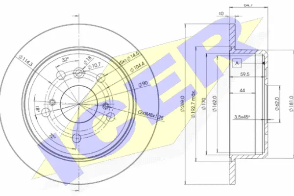Brake Disc (78BD2443-2)