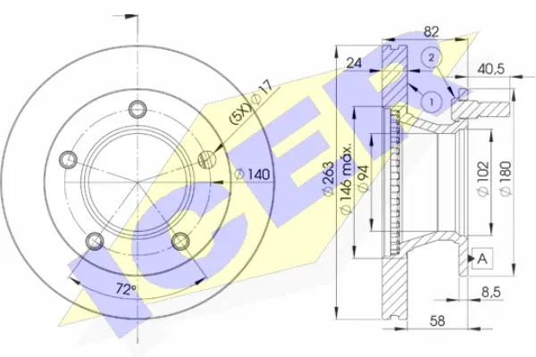 Brake Disc (78BD0180-1)