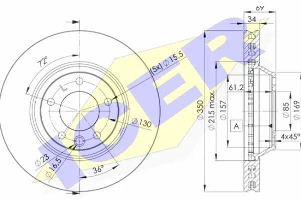 Brake Disc (78BD3323-1)