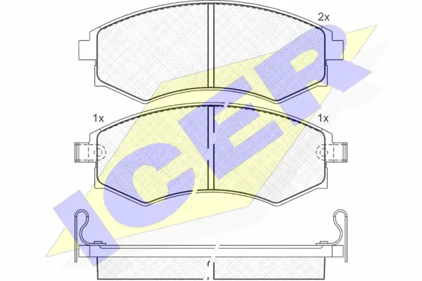 Brake Pad Set, disc brake (181267)