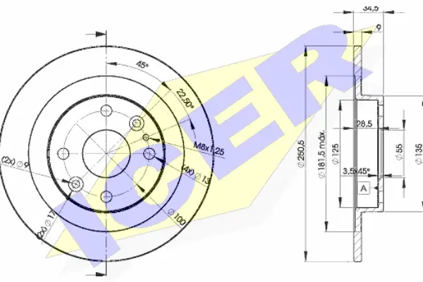 Brake Disc (78BD3257-2)