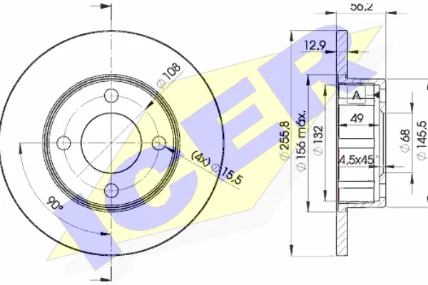 Brake Disc (78BD4012-2)